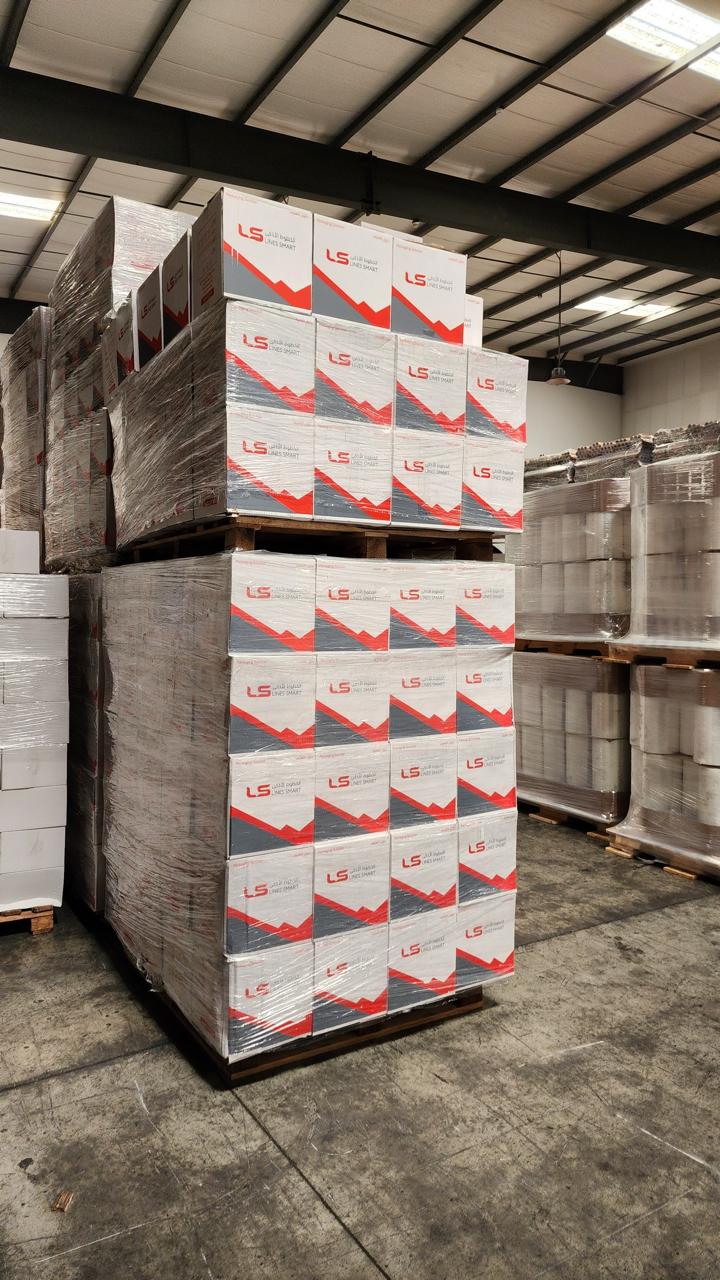 Lines Smart packaged stock in the Saudi manufacturing unit